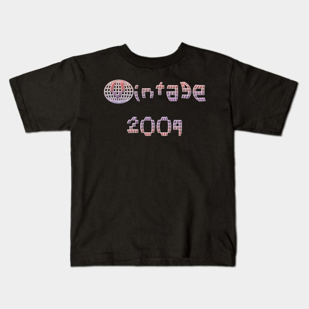 Vintage 2009 Kids T-Shirt by Yoda